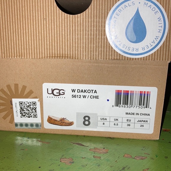 Ugg Dakota chestnut shearling lined slippers - Picture 4 of 4